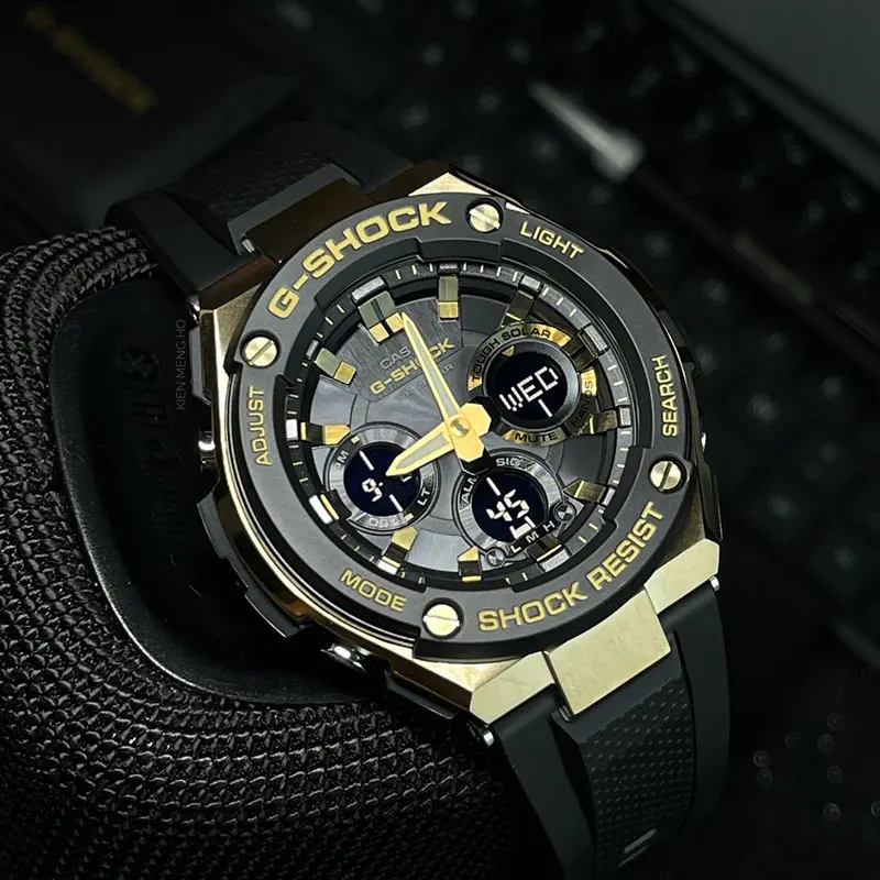 Casio G-shock G-Steel Digital-Analog Dial Solar Men's Watch- GST-S100G-1A